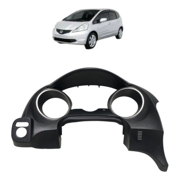 Moldura Painel De Instrumentos Honda Fit 2009/2013 77200tj0 Preto Liso