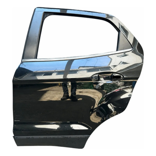 Porta Traseira Esquerda Ford Ecosport 2.0 2019 C/detalhe Traseira Esquerdo Preto