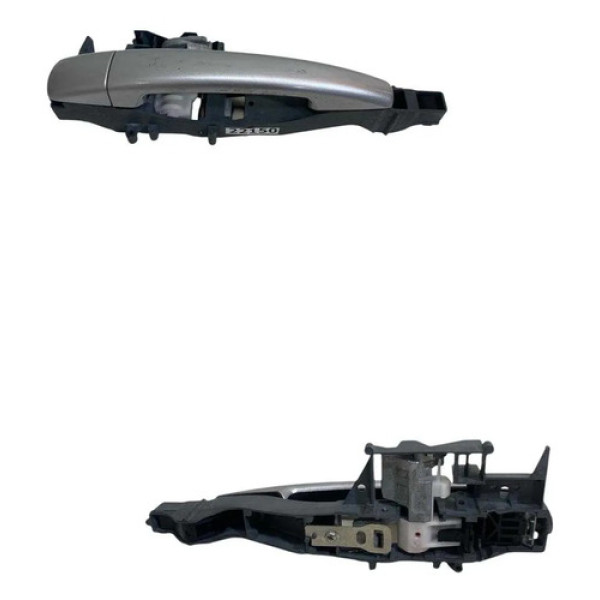 Maçaneta Porta Traseira Direita Peugeot 208 2014/19 50000102 Prateado Traseira