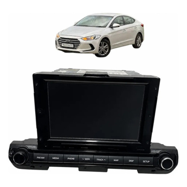 Multimídia Hyundai Elantra 2017  Mtxm100ad Preto