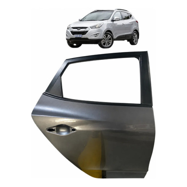 Porta Traseira Direita Hyundai Ix35 2015 Traseira Direita Cinza-escuro