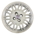  Calota Aro 15 Fiat Idea/punto/linea C/ Detalhes Cinza