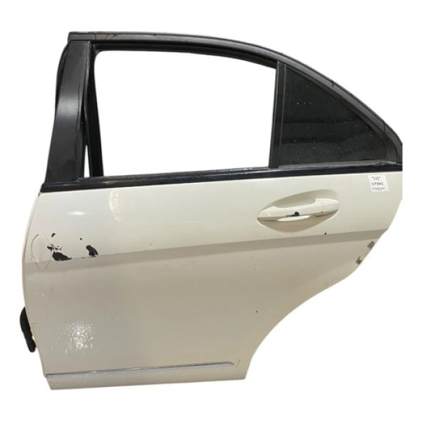 Porta Traseira Esquerda Mercedes C180 2010 C/detalhe Traseira Esquerda Branco