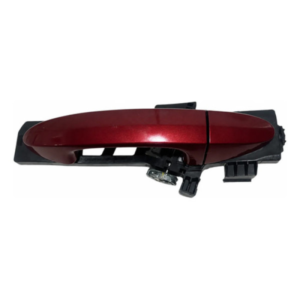 Maçaneta Externa Traseira Direita Ford New Fiesta 2018 Vermelho Traseira