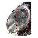 Farol De Milha Esquerdo Fiat 500 2012 C/ Detalhes Na Carcaça Prateado