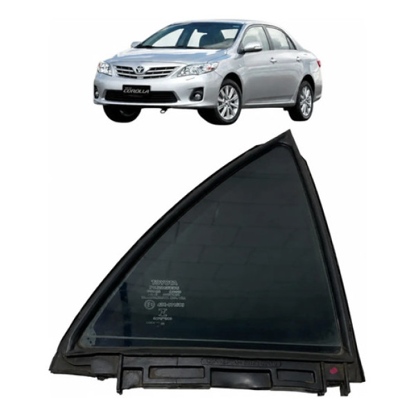 Vidro Vigia Traseiro Direito Toyota Corolla 2012