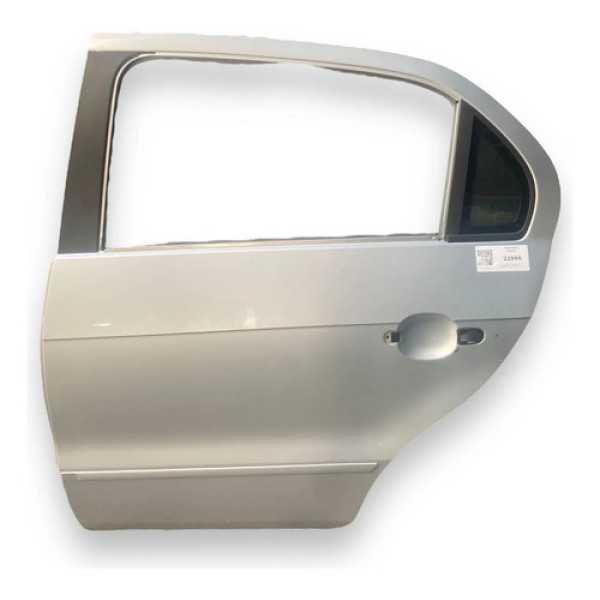 Porta Traseira Esquerda Vw Gol/voyage 2013/2022 Traseira Esquerda Prateado