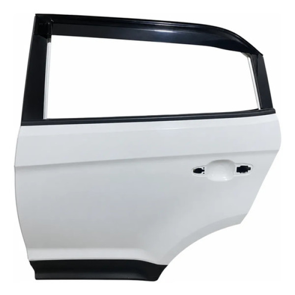 Porta Traseira Esquerda Hyundai Creta 2018  ( C/detalhe ) Traseira Esquerdo Branco