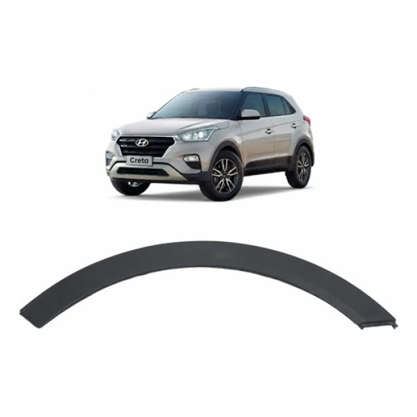 Moldura Paralama Tras Direito Hyundai Creta 2018 87742m4000 Preto