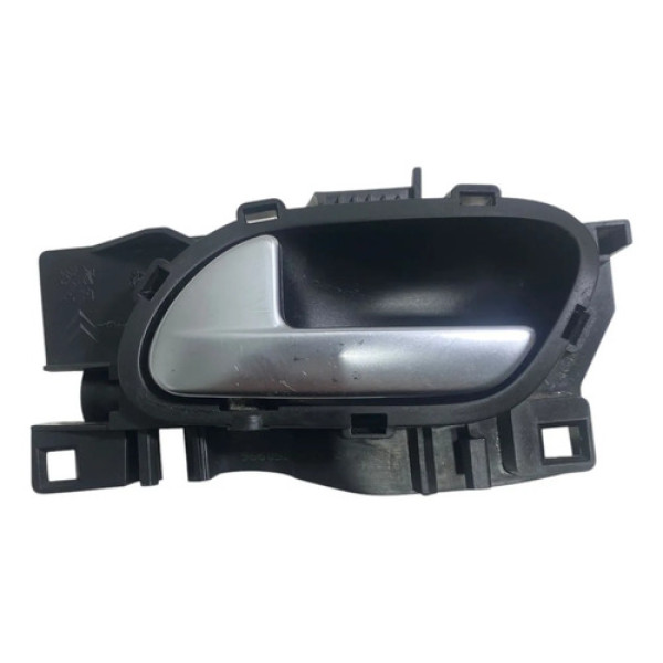 Maçaneta Esquerda Interna Peugeot 208 2014 96605254vv Cinza Dianteira/traseira