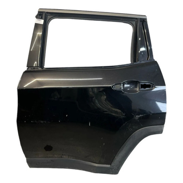 Porta Traseira Esquerda Jeep Compass 2017/2022  C/detalhes Traseira Esquerdo Preto