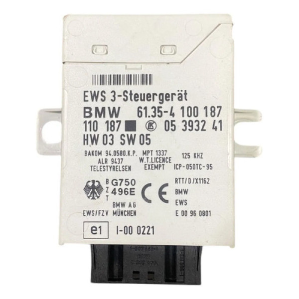 Módulo De Controle Bmw E39 540i 1998 61354100187 Branco