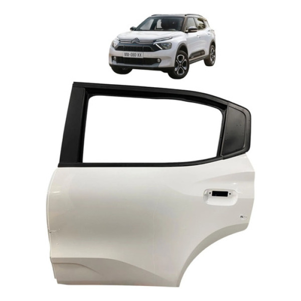 Porta Traseira Esquerda Citroen C3 Aircross 2025 Traseira Esquerdo Branca