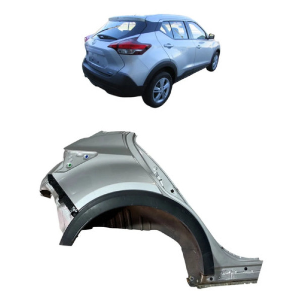 Retalho Lateral Direita Nissan Kicks 2019 Prateado