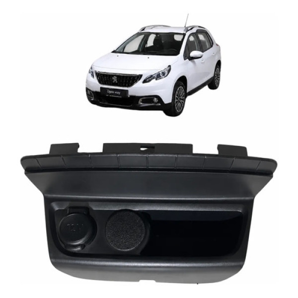 Moldura Tomada 12v/cinzeiro Peugeot 2008 2020 9800632777