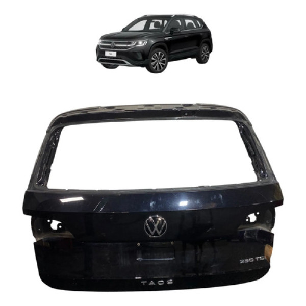 Tampa Traseira De Mala Volkswagen Taos 2023 Preto