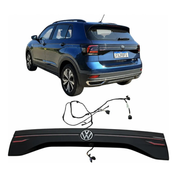 Aplique Tampa De Mala C/ Camera Vw T-cross 2021 2gp827577 Preto
