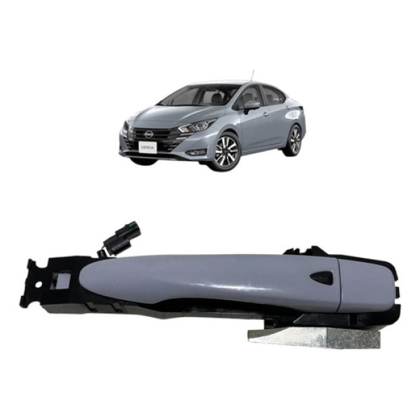 Maçaneta Externa C/ Sensor Dianteira Direita Versa 2024 Cinza Dianteira