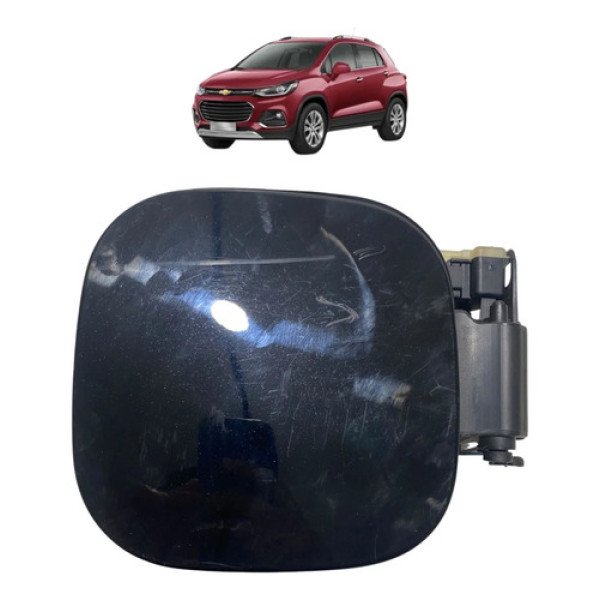 Portinhola Tanque Combustível Gm Tracker 2018 C/ Detalhe Preto 2018