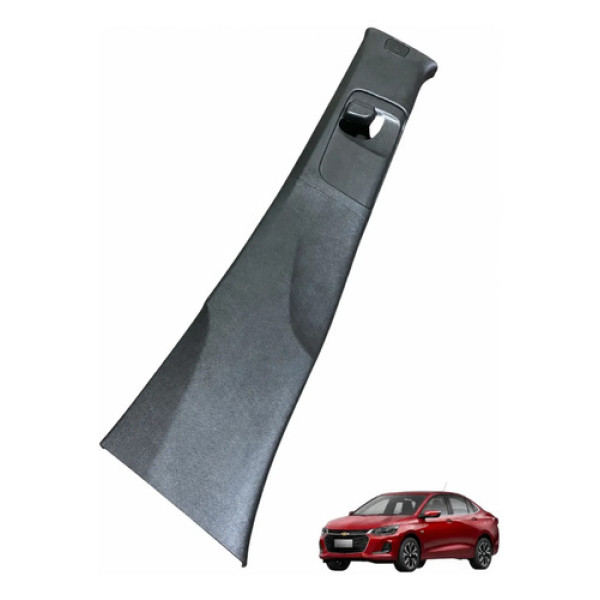 Moldura Esquerda Coluna Cinto Gm Onix 2023 26314478 Cinza