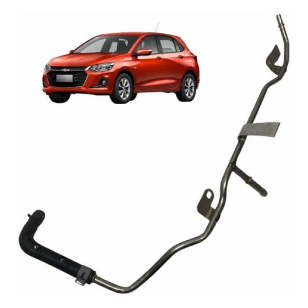 Tubo Retorno Arrefecimento Gm Onix Turbo 2024 5551579 Prata E Preto