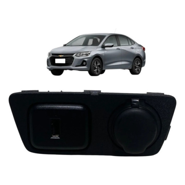 Moldura Tomada Usb/cinzeiro Gm Onix 2024 13536589