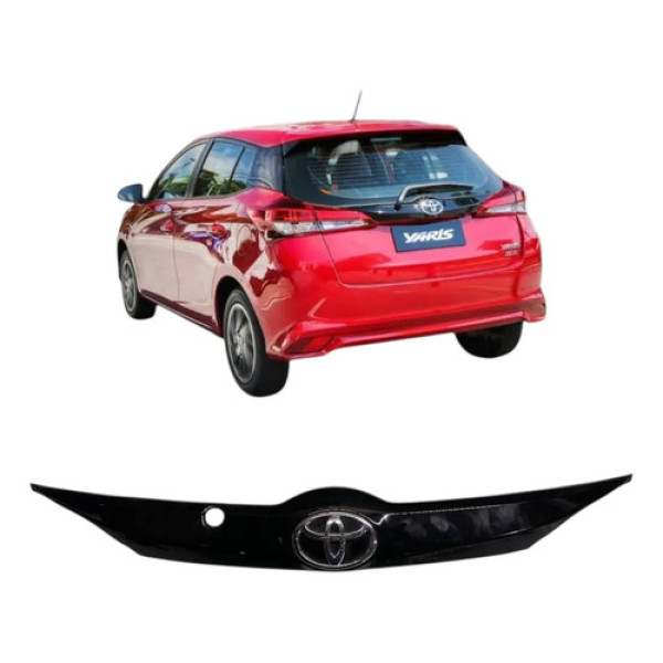 Acabamento Tampa Traseira Toyota Yaris 2022 768010da80 Preto