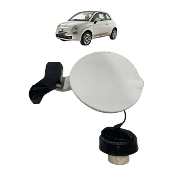 Portinhola Combustível Fiat 500 2012 53101546 Branco 2012