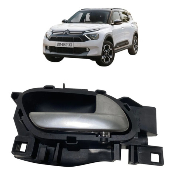 Maçaneta Interna Direita Citroën C3 Aircross 2025 E1206289 Cinza Dianteira/traseira