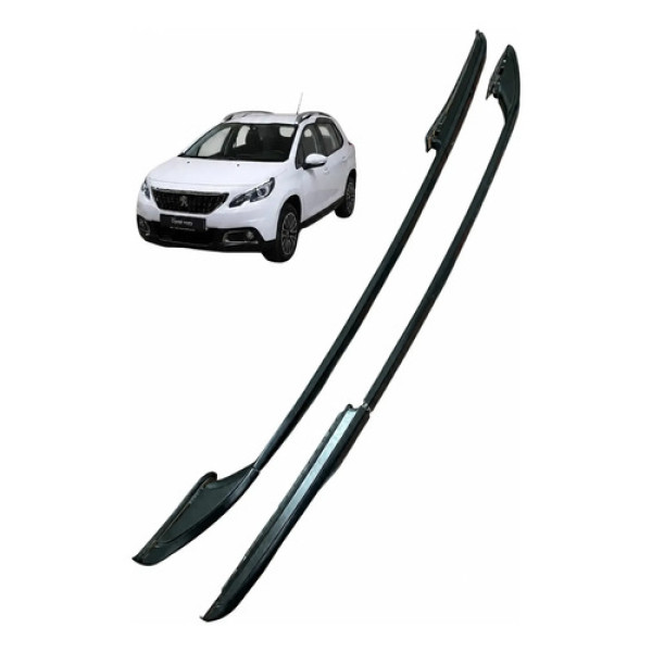 Par Rack Teto Peugeot 2008 2020 Preto