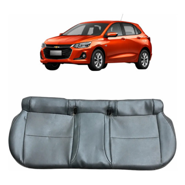 Assento Banco Traseiro Gm Onix Hatch 2020 Sem Espuma Laranja