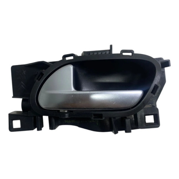 Maçaneta Esquerda Interna Peugeot 208 2014 96605254vv Cinza Dianteira/traseira