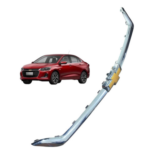 Friso Cromado Parachoque Gm Onix 2023 26212167  C/detalhe