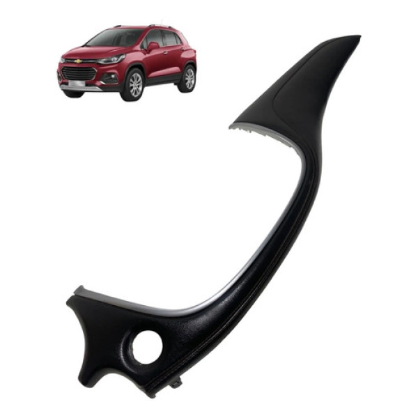 Moldura Central Painel Chevrolet Tracker 2018 42506219 Preto