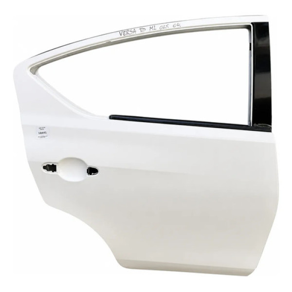 Porta Traseira Direita Nissan Versa C/detalhes 2012/2020 Traseira Direita Branco