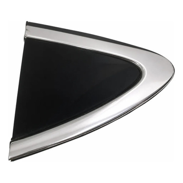 Moldura Externa Porta Tras Esquerda Gm Cruze 2017 84085220 Prata/preto