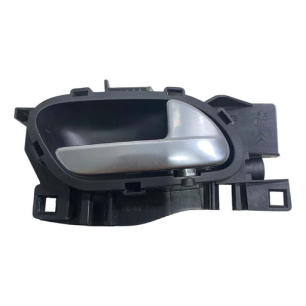 Maçaneta Interna Dianteria Direita Peugeot 208 96605253vv Prata Dianteira