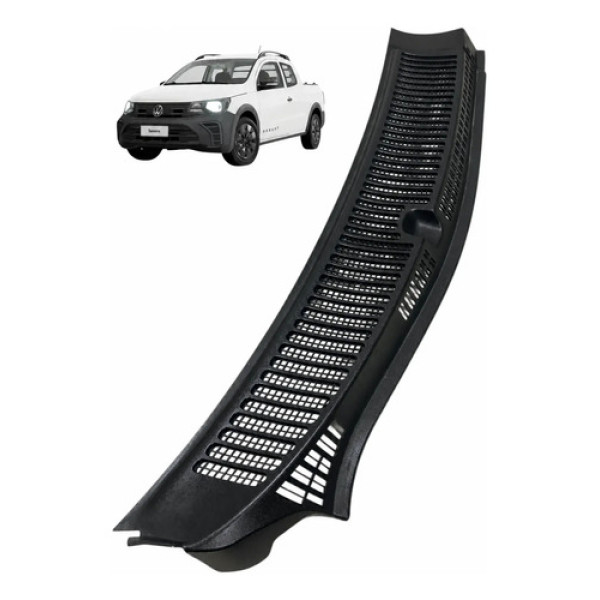 Grade Direita Churrasqueira Vw Saveiro Robust 2025 5u1819404 Preto Fosco
