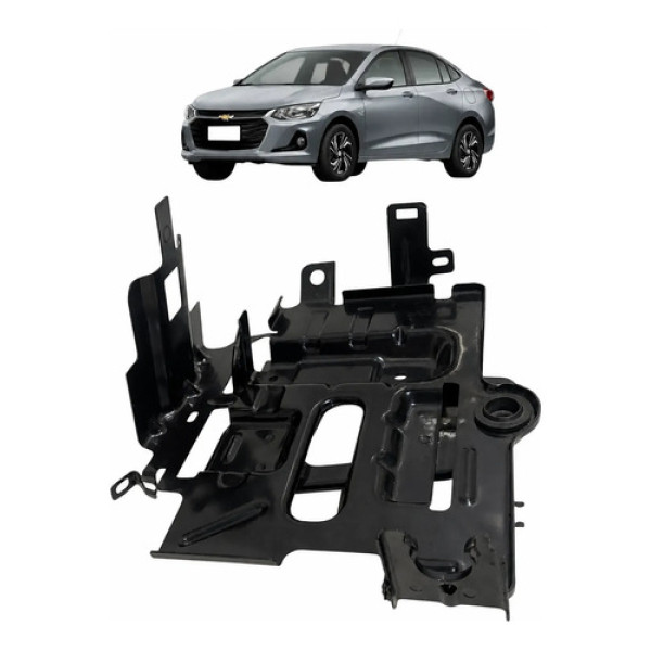 Suporte Base Bateria Gm Onix Turbo 2020 26300275 Preto