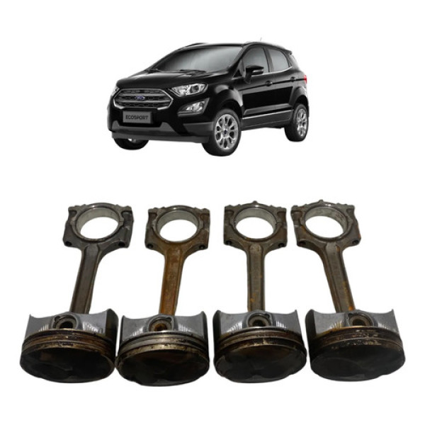 Jogo Pistão Com Biela Std Ford Ecosport 2.0 Duratec 2019