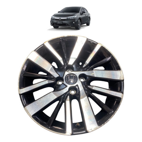 Roda De Liga Aro 16 Honda City Touring 2022 C/detalhe 1* Cinza