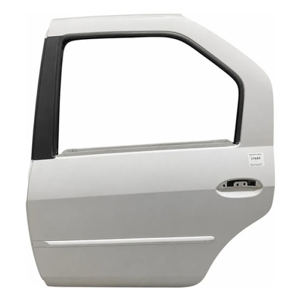 Porta Traseira Esquerda Renault Logan 2010 C/detalhe Traseira Direito Branco