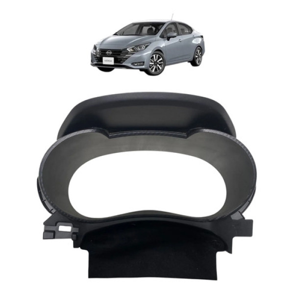 Moldura Painel De Instrumentos Nissan Versa 2024 682405ef0a Cinza