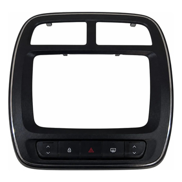 Moldura Central Painel Renault Kwid 2022/2023 682603635r Preto