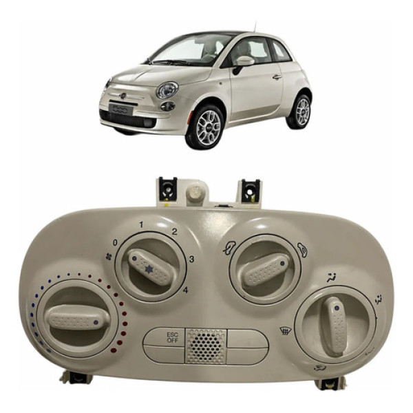 Comando Ar Condicionado Fiat 500 Cult 2012 P68085458ab