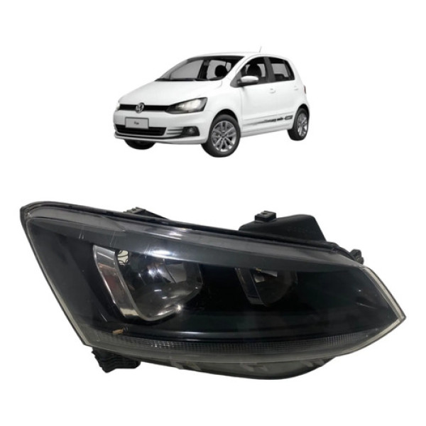 Farol Direito Vw Fox 2015/2020 C/detalhe Direito/passageiro