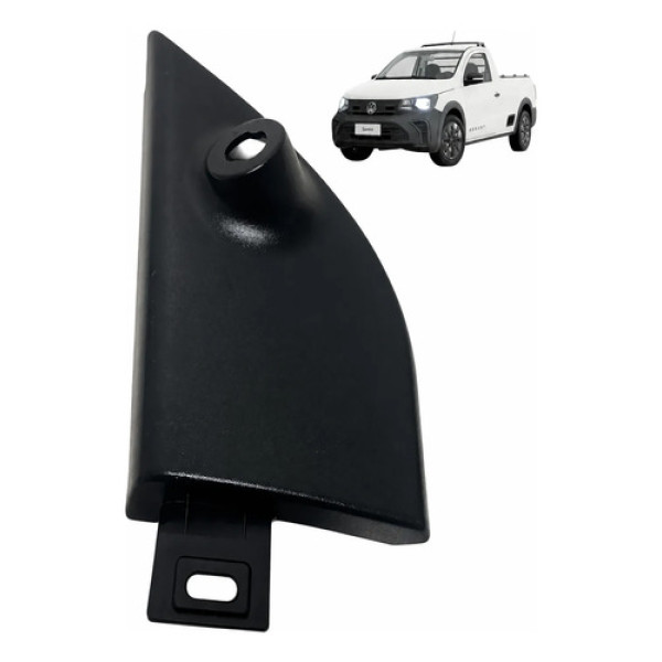 Moldura Interna Retrovisor Esquerdo Saveiro 2025 5u3837973a Preto