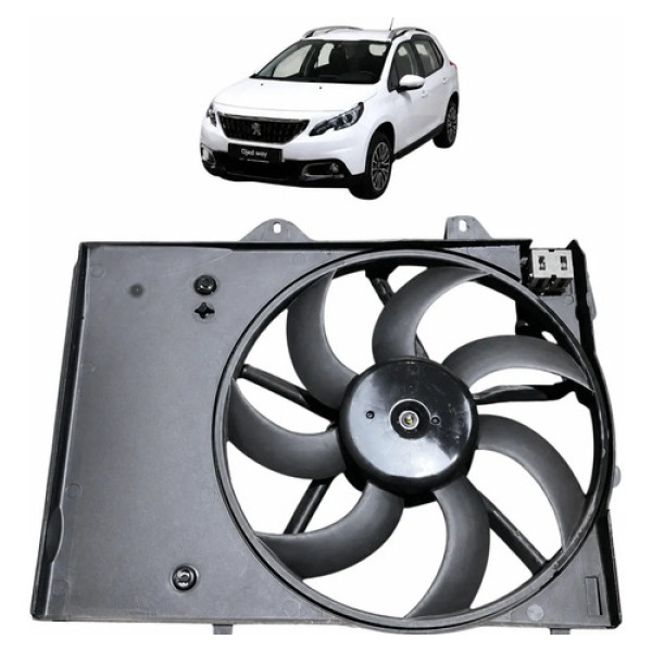 Eletroventilador Peugeot 2008/citroen C3 1.6 2020 9801559180