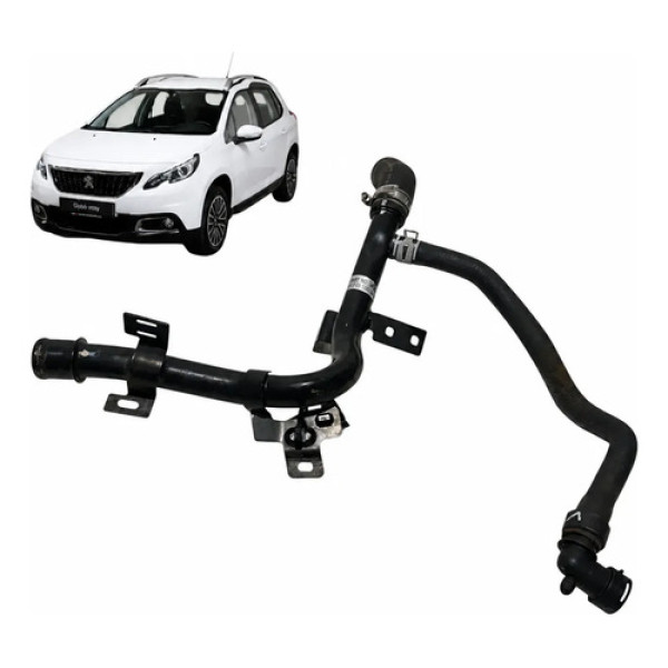 Tubo D\'água Motor Peugeot 2008 2020 9825673680 Preto