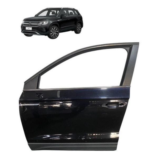 Porta Dianteira Esquerda Volkswagen Taos 2023 C/detalhe Dianteira Esquerda Preto